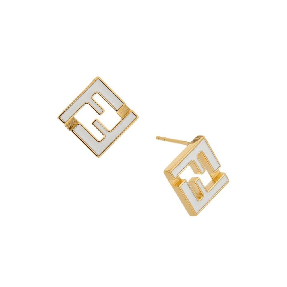 Fendi Forever Earrings, Yellow